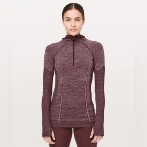 Lululemon Swiftly Wool quarter-zip top